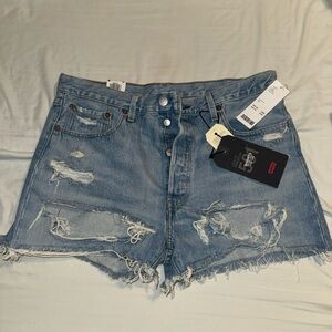 Levi's 501 Vintage Women's Distressed Denim Shorts